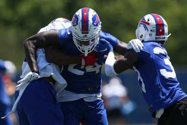 Kaiir Elam of the Buffalo Bills