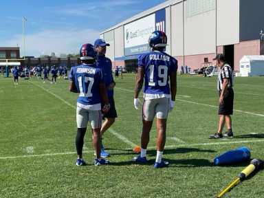 Giants training camp observations