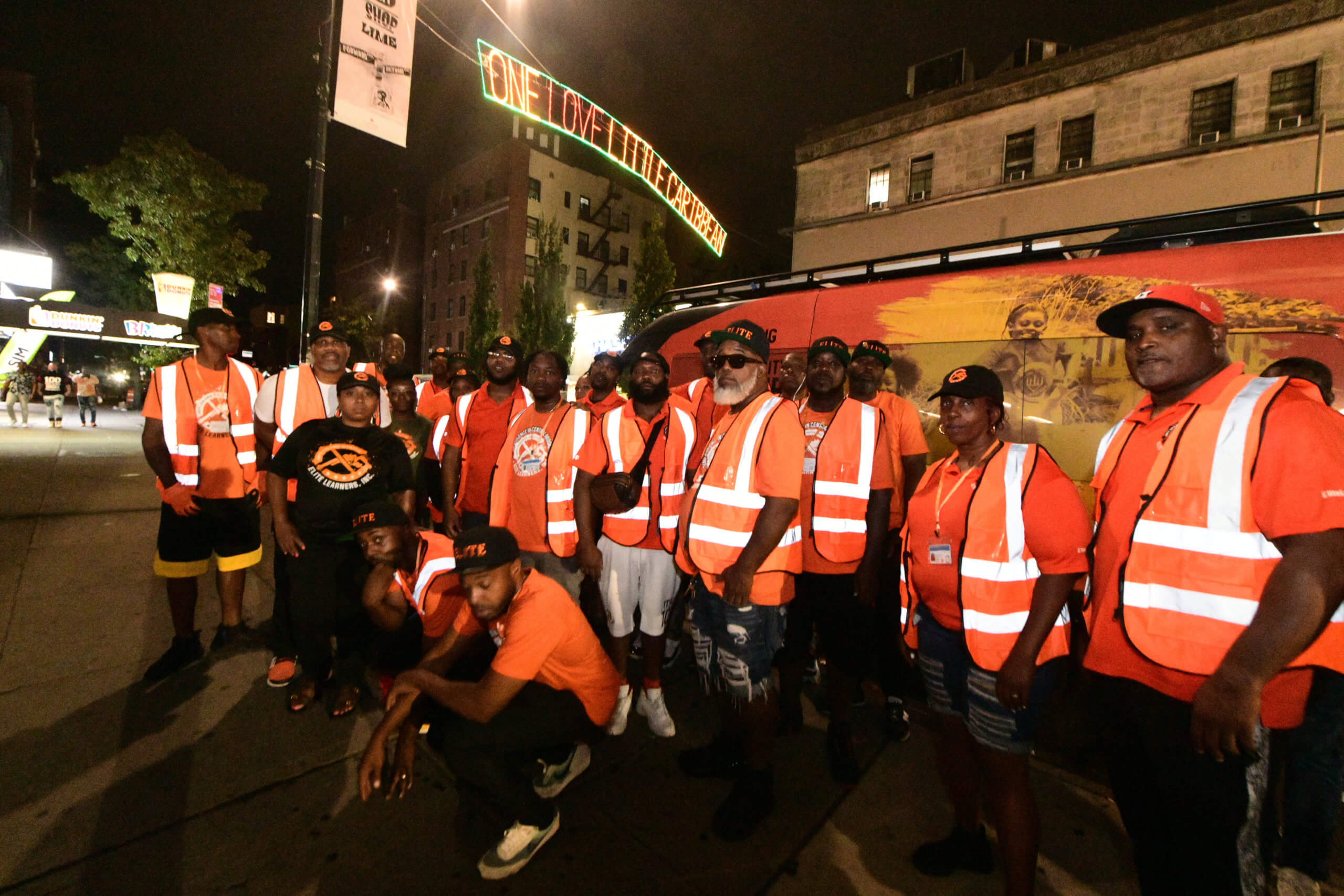 Elite Learners Inc came out in force to keep the peace for JÕOouvert.Ó