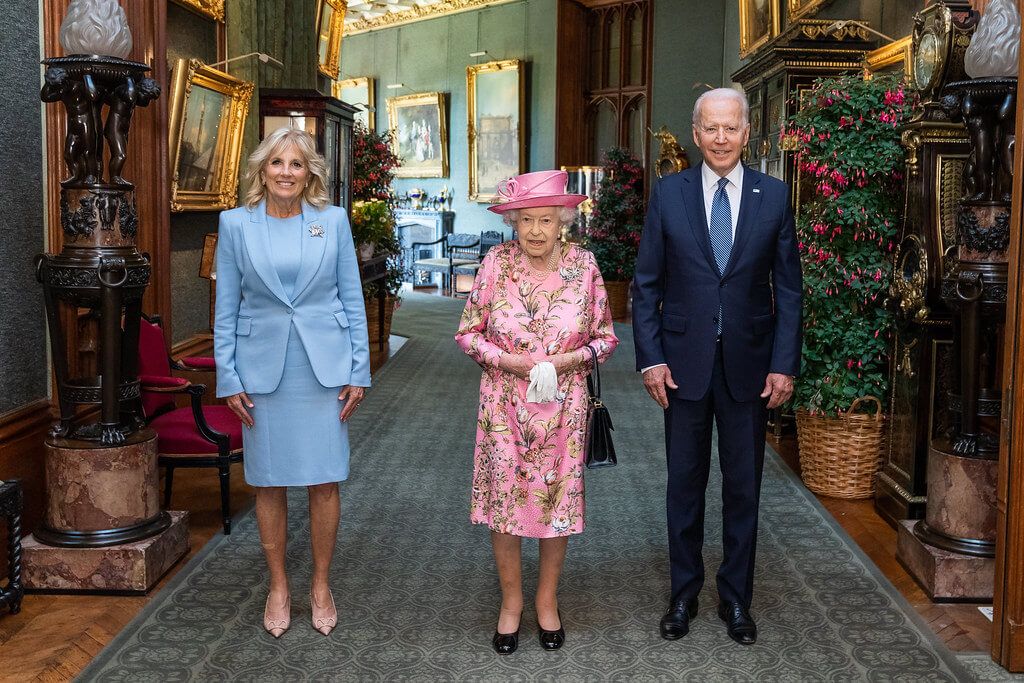 President Biden, First Lady share condolences for royal family, fly