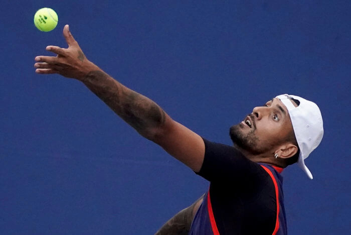 Nick Kyrgios will face J.J. Wolf in the third round