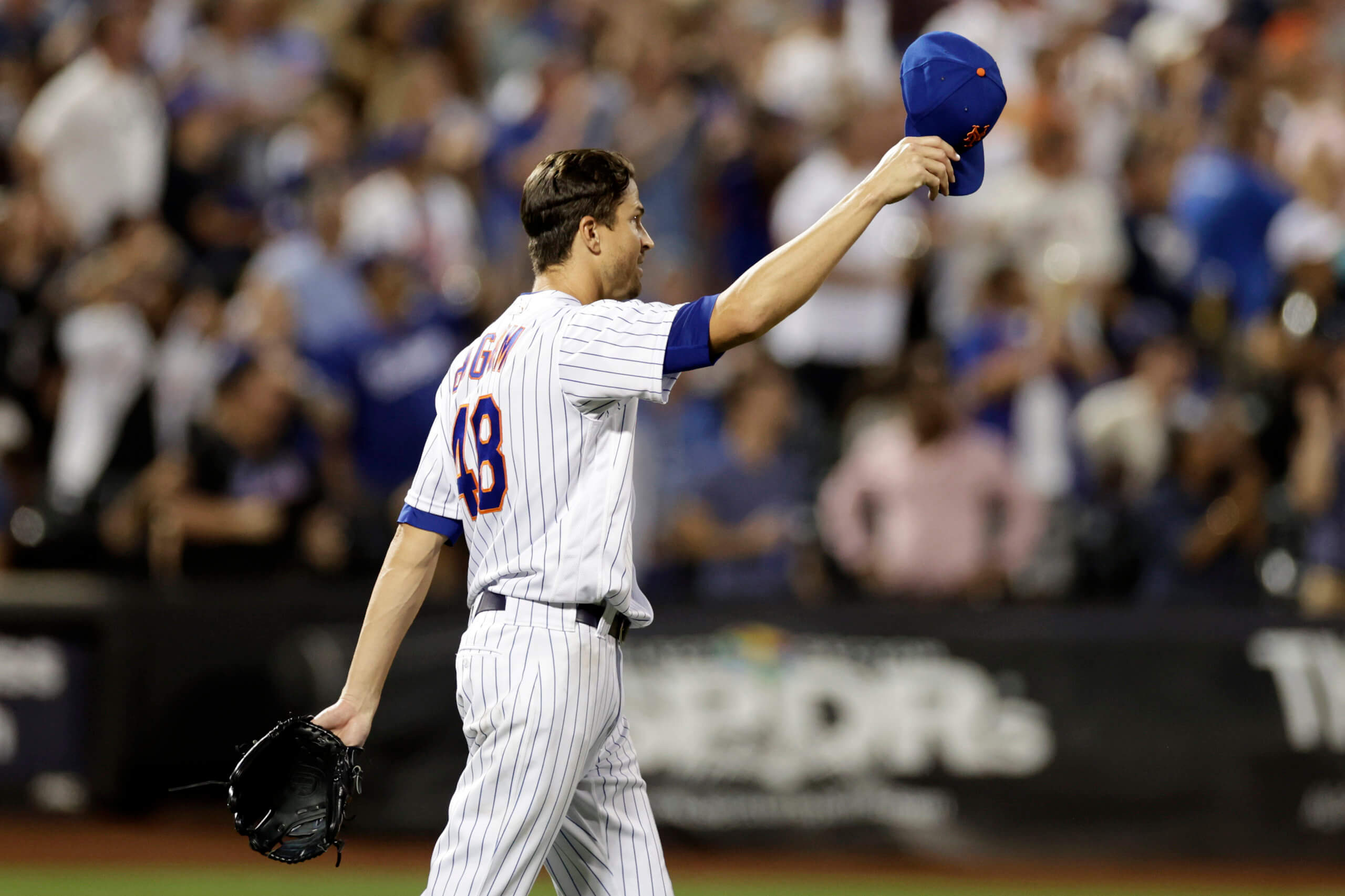 Mets series vs. Dodgers providing early glimpse of postseason in Queens 2 Jacob deGrom