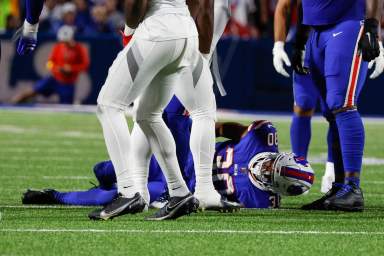 Buffalo Bills Dane Jackson hurt on Monday night