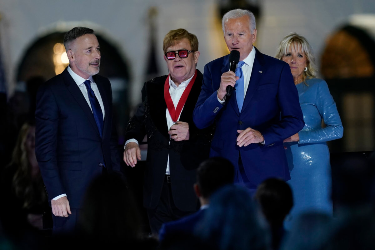President Biden awards Elton John the National Humanities Medal