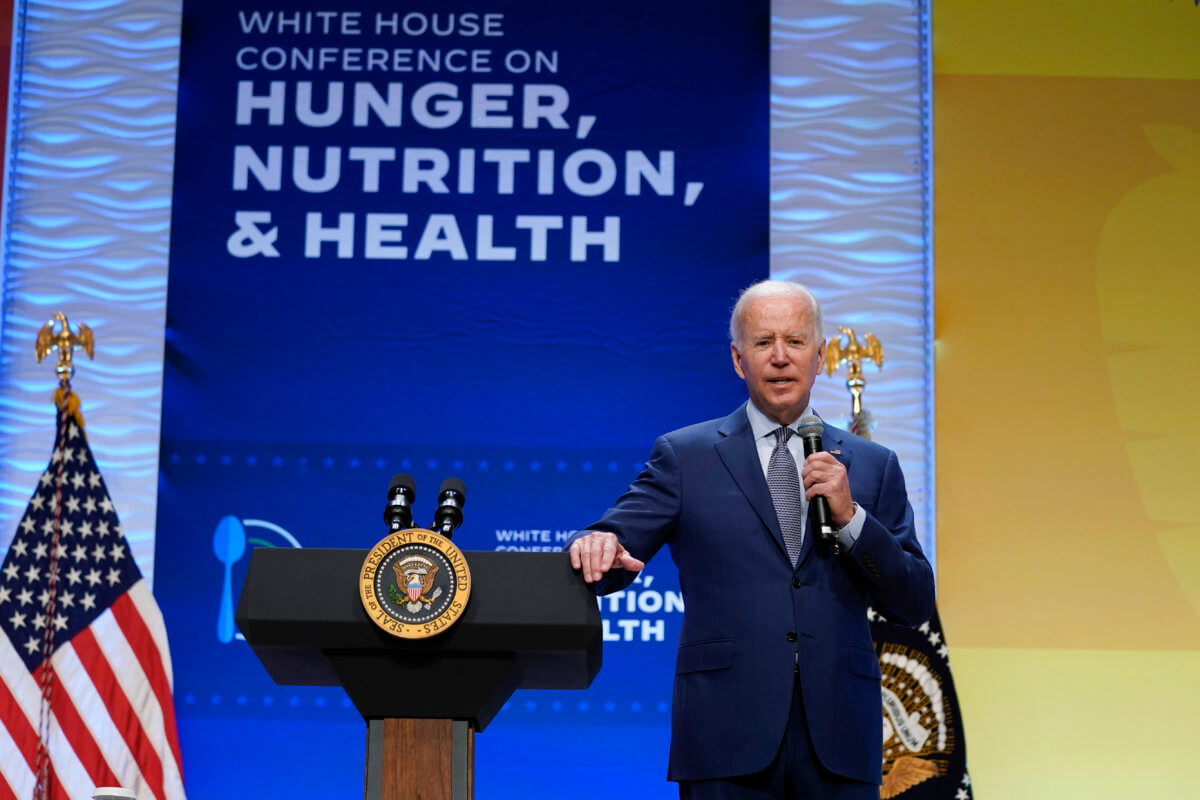I know we can do this: President Biden confident in plan to end hunger in US by end of decade