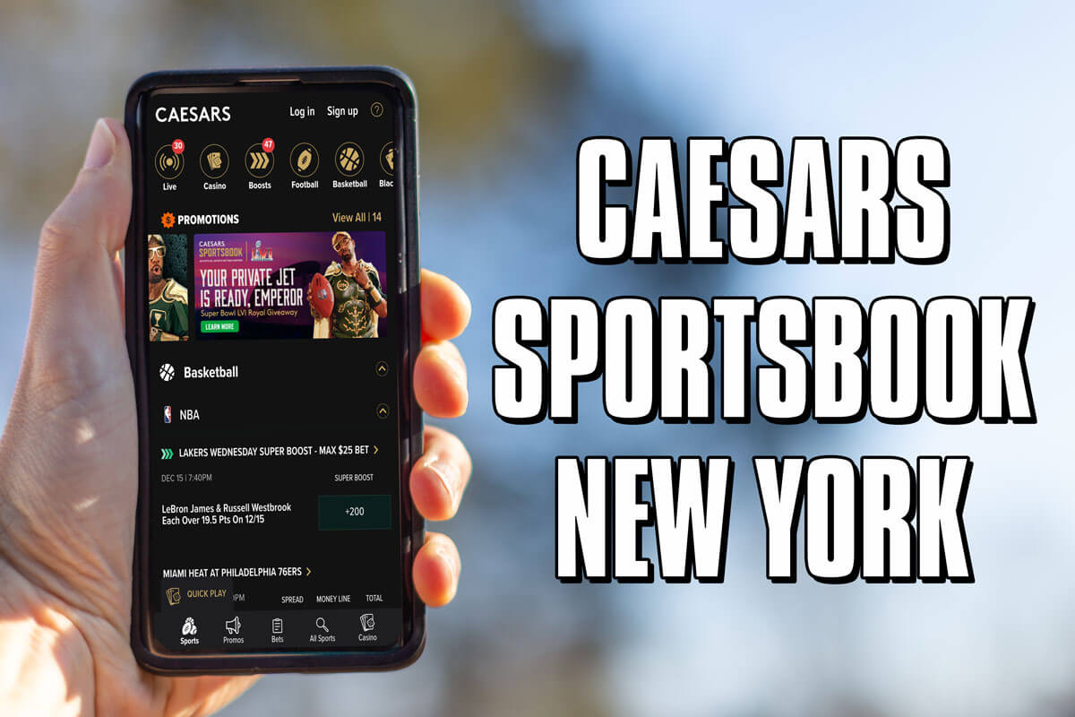 Caesars Sportsbook NY Cowboys vs. Giants 1,250 bet, MNF offers
