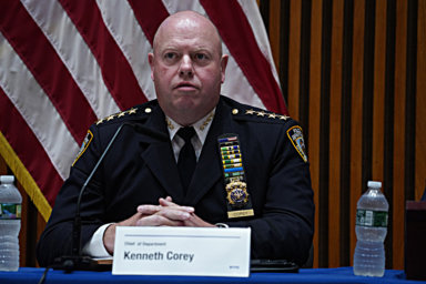 NYPD Chief of Department Kenneth Corey