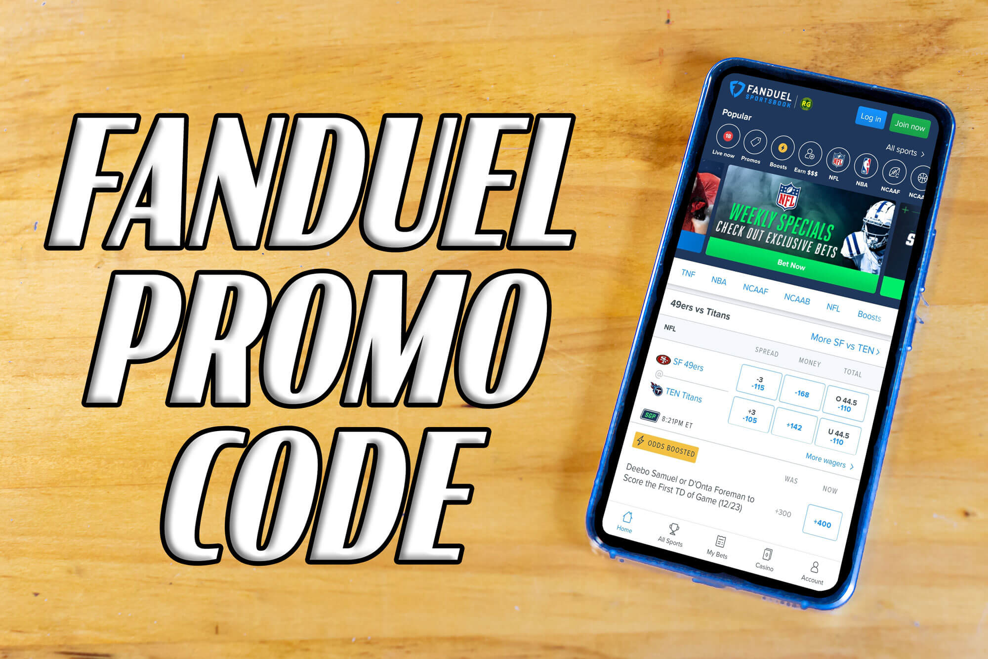 FanDuel promo code: crush Sunday schedule with $150 instant bonus