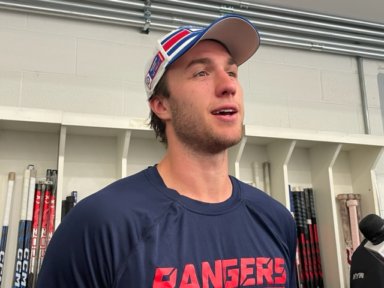 Will Cuylle -Rangers scrimmage