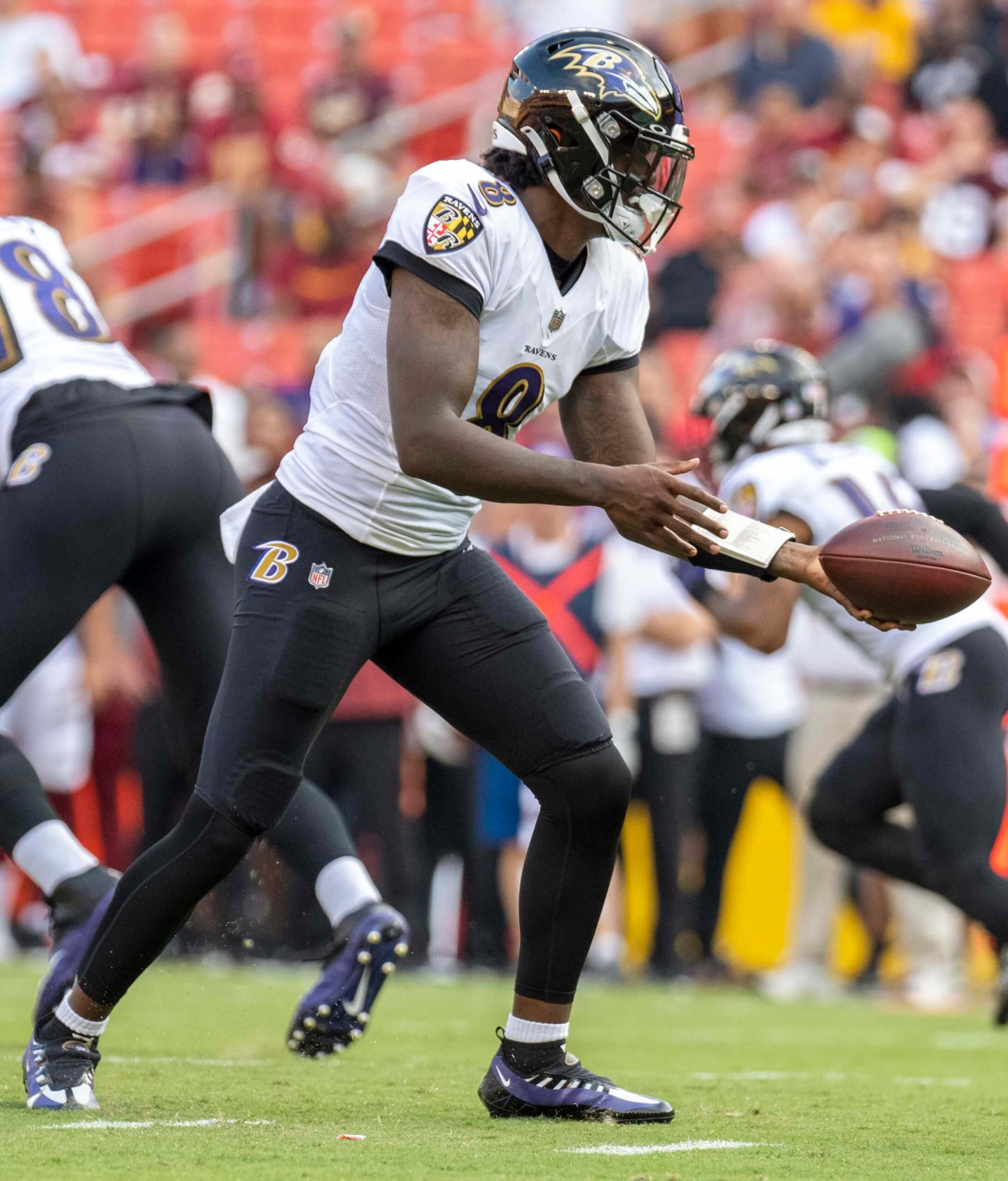 Eye on the Enemy: Baltimore Ravens offer unique QB return of Joe 『5年保証』 jacket stadium ravens NFL スタジャン