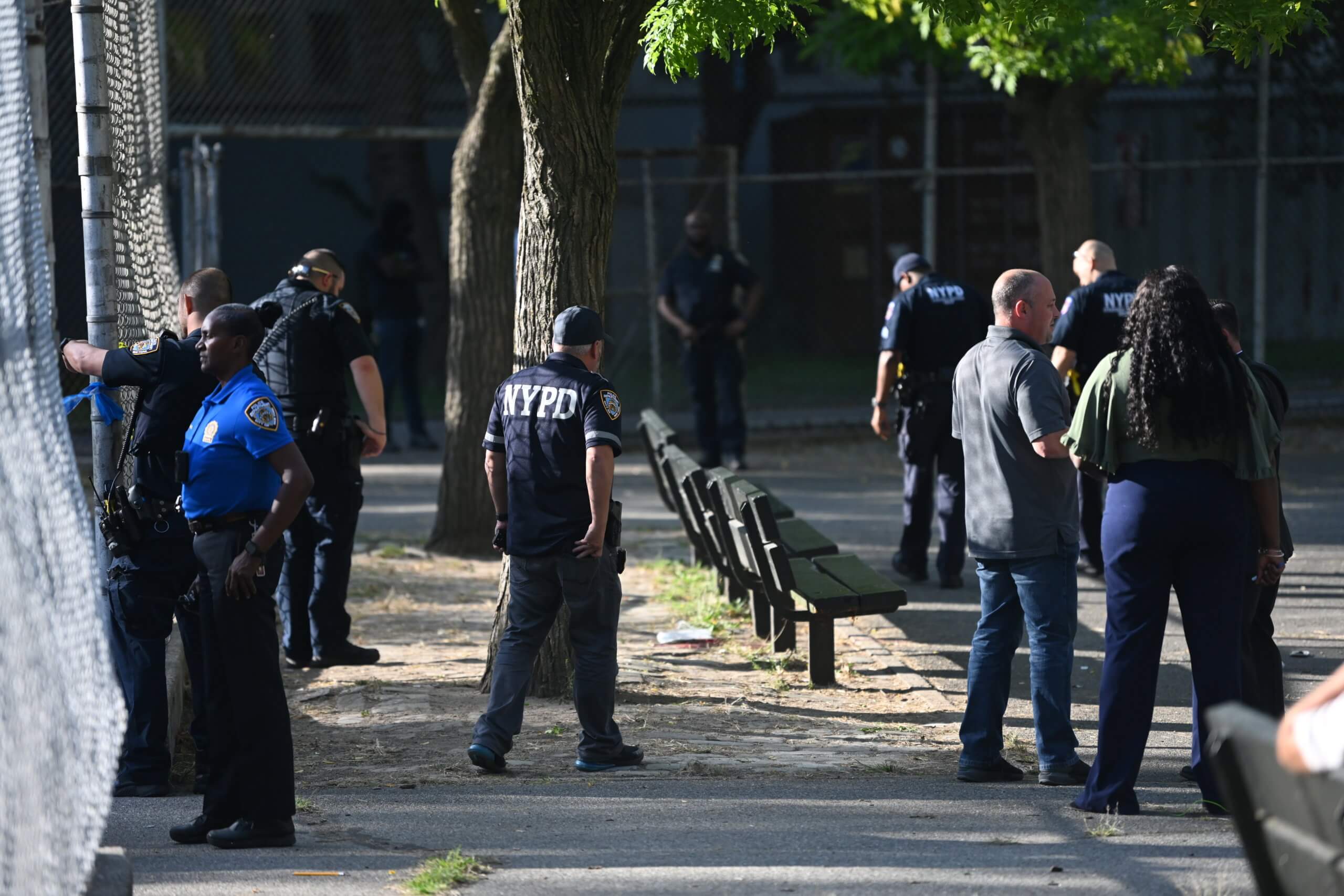 NYPD at Crime Scene