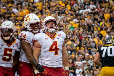 Iowa State linebacker Colby Reeder