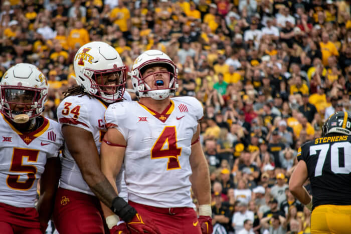 Iowa State linebacker Colby Reeder