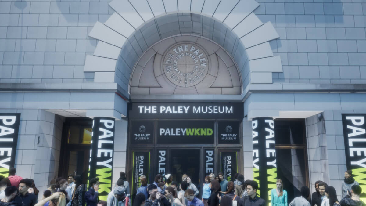 Rendering of The Paley Museum for PaleyWKND, Sept. 30 to Oct. 2, 2022