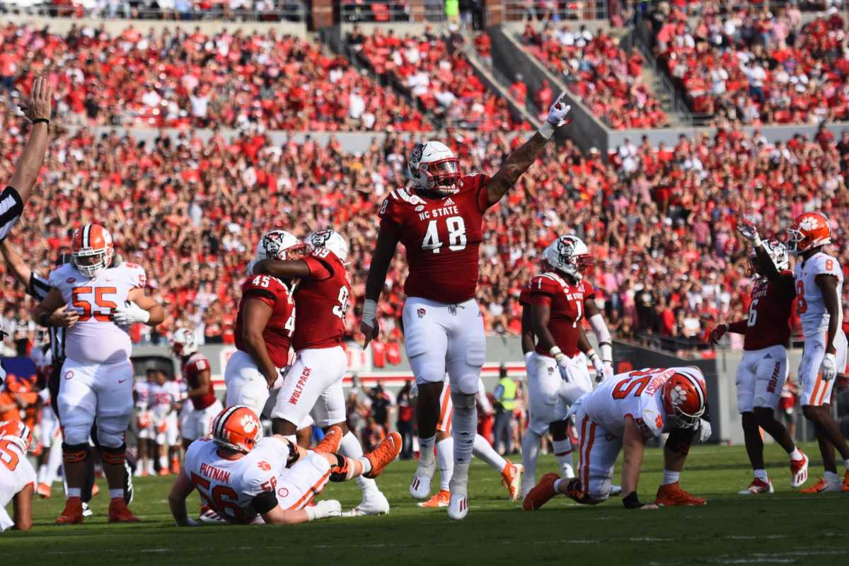 NC State defensive tackle Corey Durden