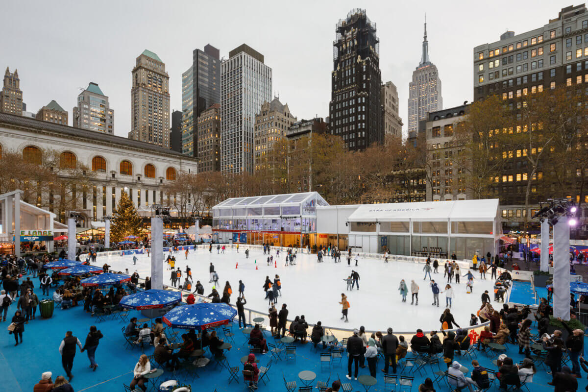 Bryant Park ice skating