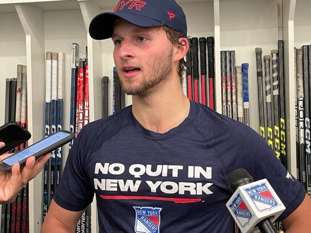 Exclusive: Zac Jones from a rink his dad built to being a Rangers draft pick