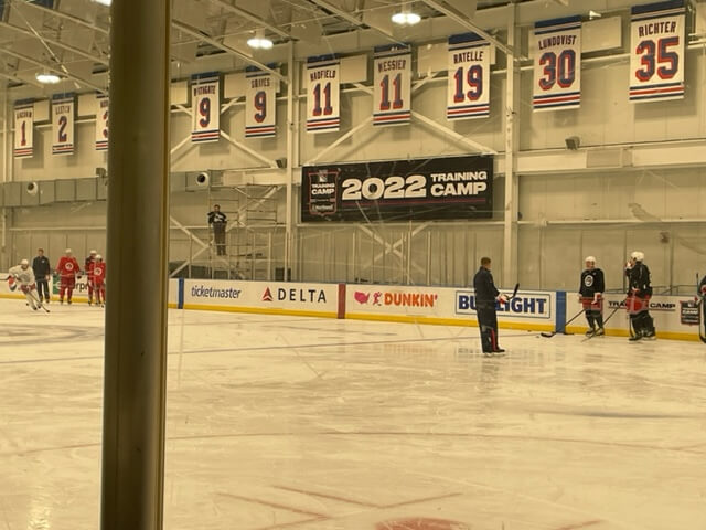 Rangers training camp
