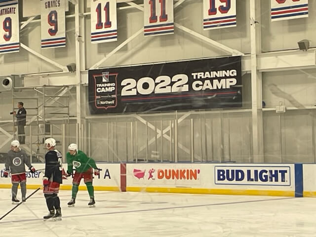 Rangers training camp