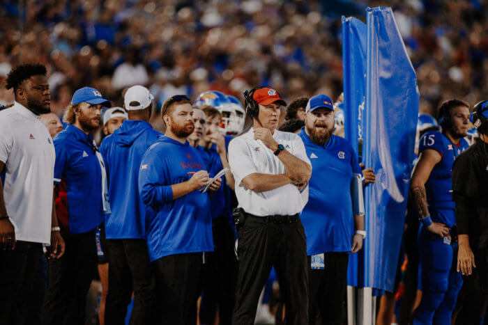 Lance Leipold Kansas University head coach