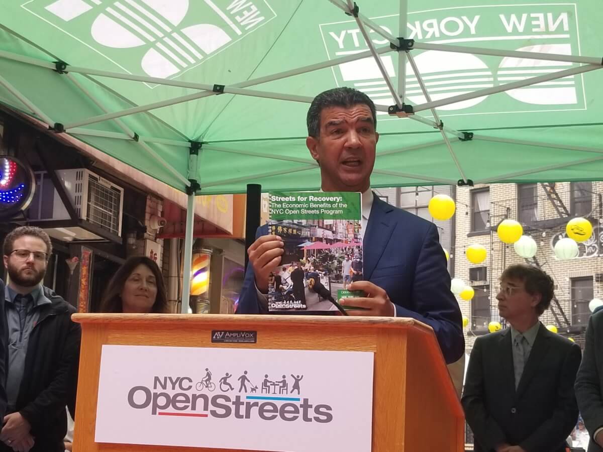 Open Streets report touted by DOT Commissioner Ydanis Rodriguez