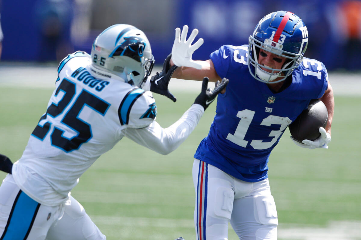 Giants facing wide receiver questions with London trip quickly