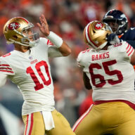 Jimmy Garoppolo and the 49ers take on the Rams