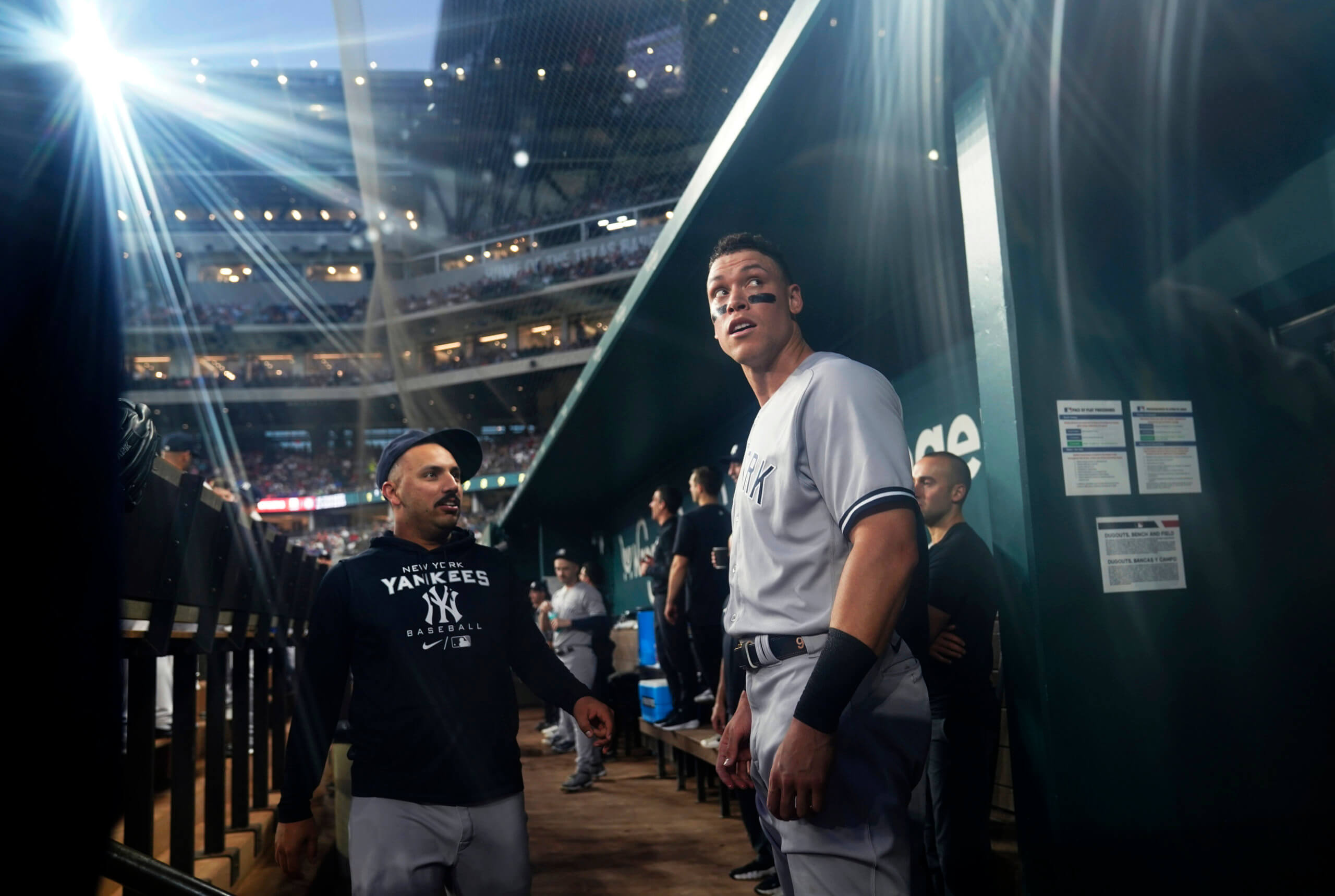 Yankees Brian Cashman won't say whether team has engaged in contract talks with Aaron judge 2 Yankees Aaron Judge