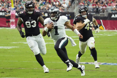 Jalen Hurts and the Philadelphia Eagles are Super Bowl favorites