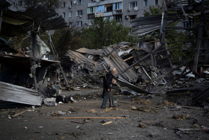 Zaporizhzhia, Ukraine after the latest round of missiles from Russia