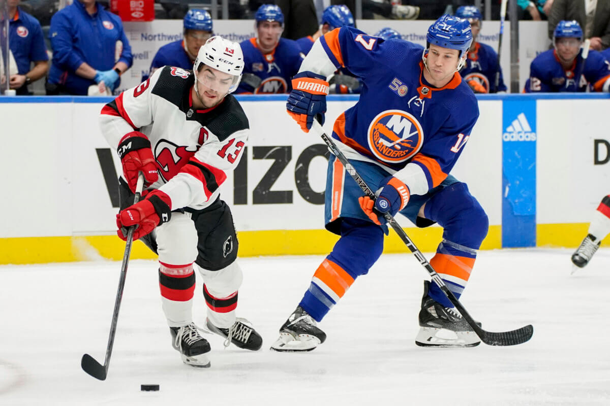 Devils likely without 2 forwards for Islanders matchup 