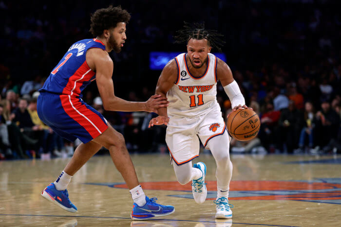 After a decade, the Knicks have finally found their point guard in Jalen Brunson 2 Jalen Brunson of the Knicks drives to the basket against the Pistons