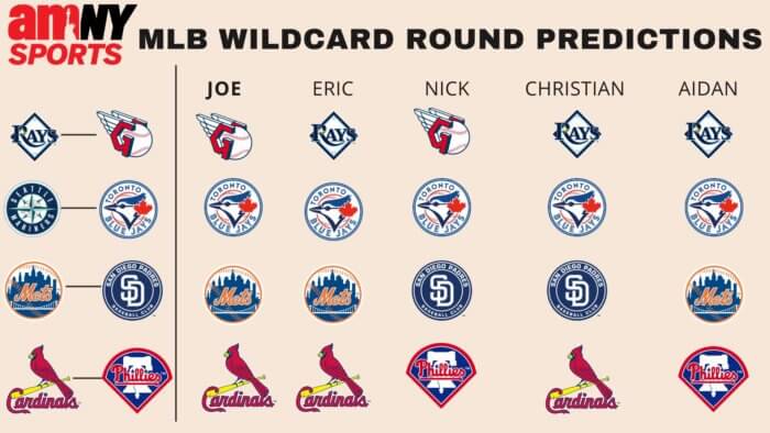 MLB Wild Card Round Staff Predictions