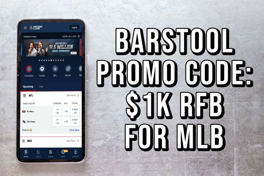 Barstool Sportsbook promo code 1K RFB for MLB Divisional round