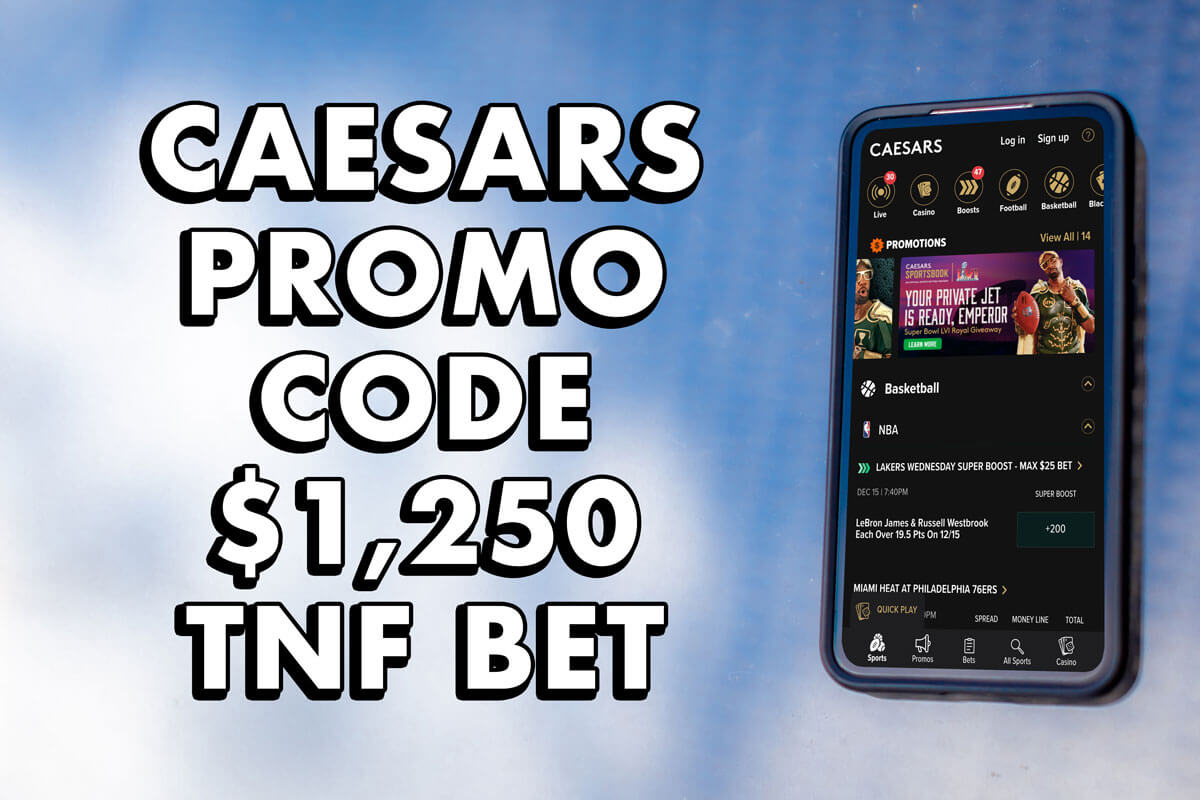 Caesars promo code AMNYFULL: ,250 TNF bet for Colts-Broncos
