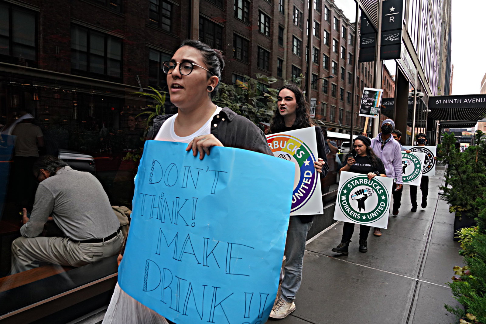 Trouble brewing Chelsea Starbucks workers strike over ‘unsanitary