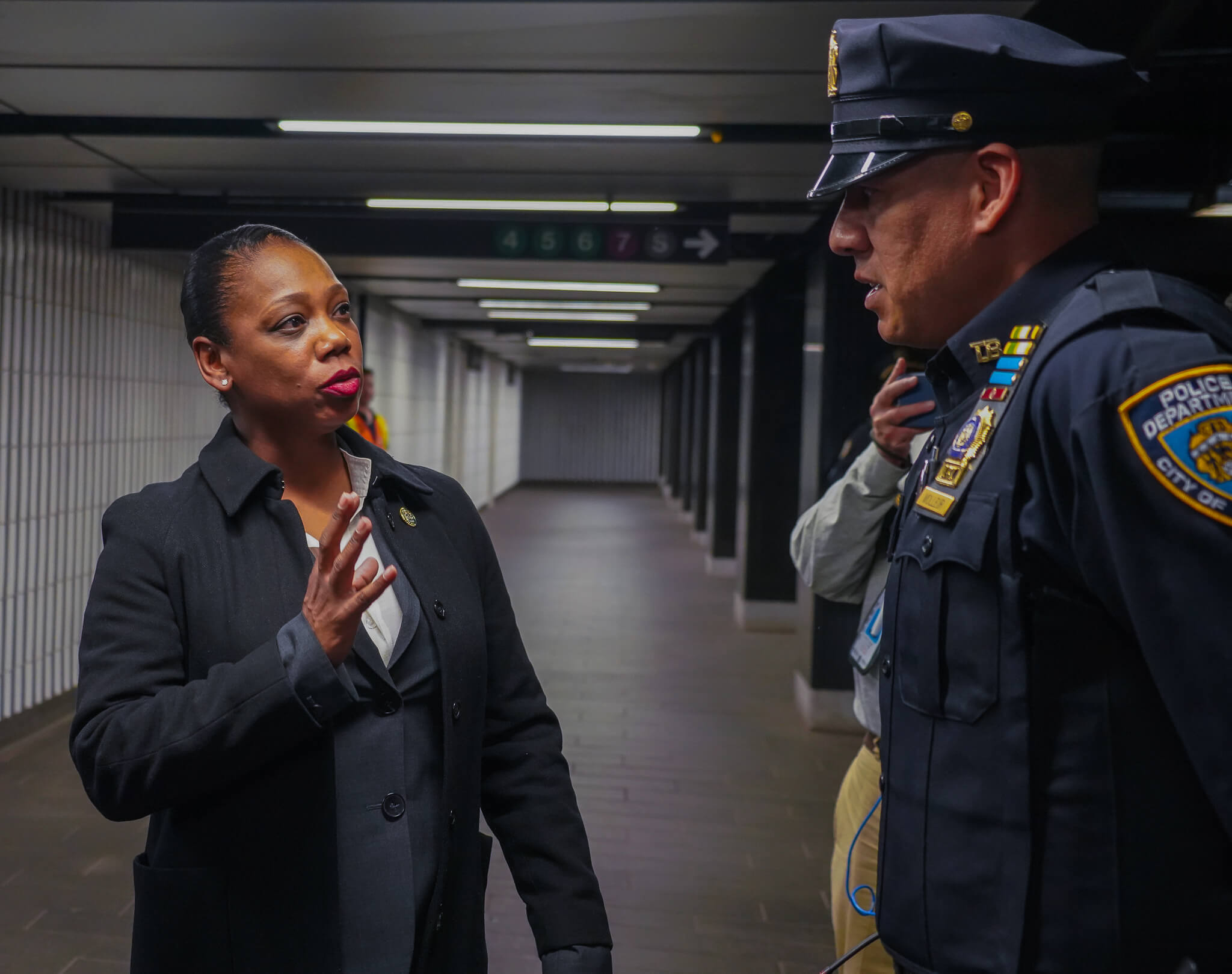 Exclusive: Police Commissioner and Chief of Transit ride Midtown train amidst subway crime scare 9