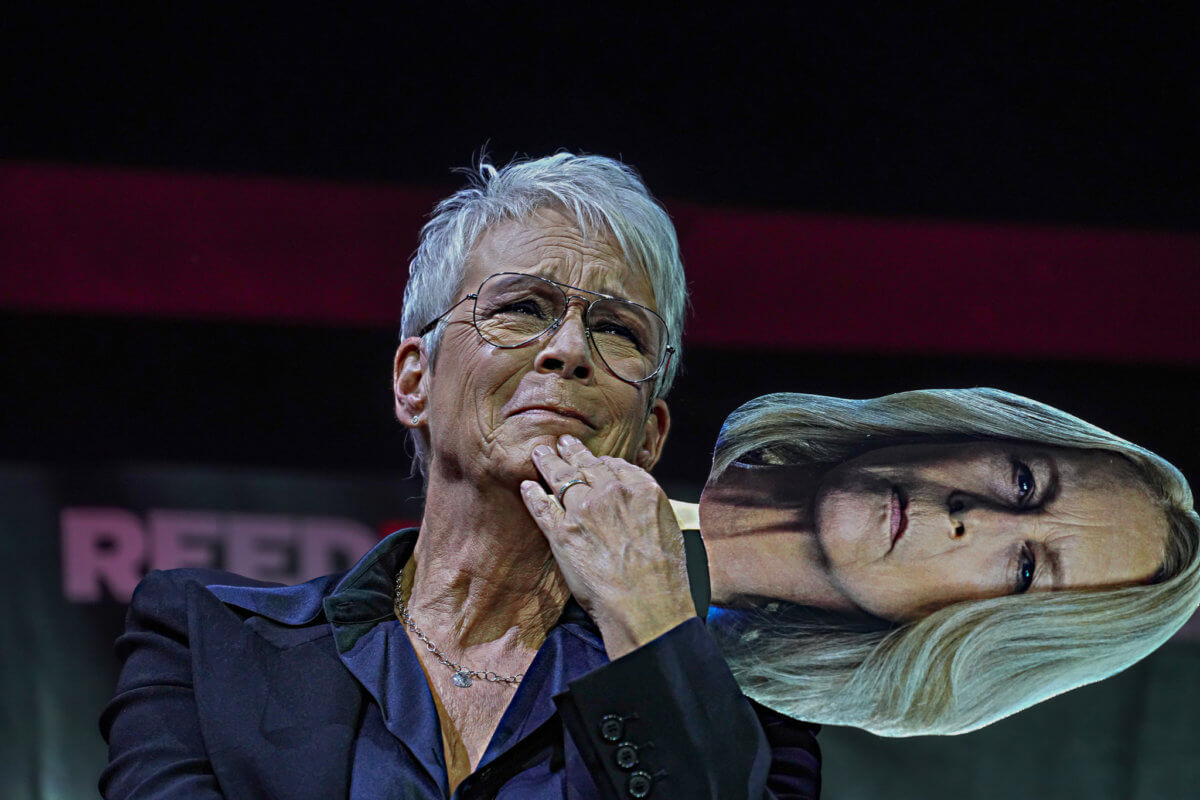 Jamie Lee Curtis at the New York Comic Con