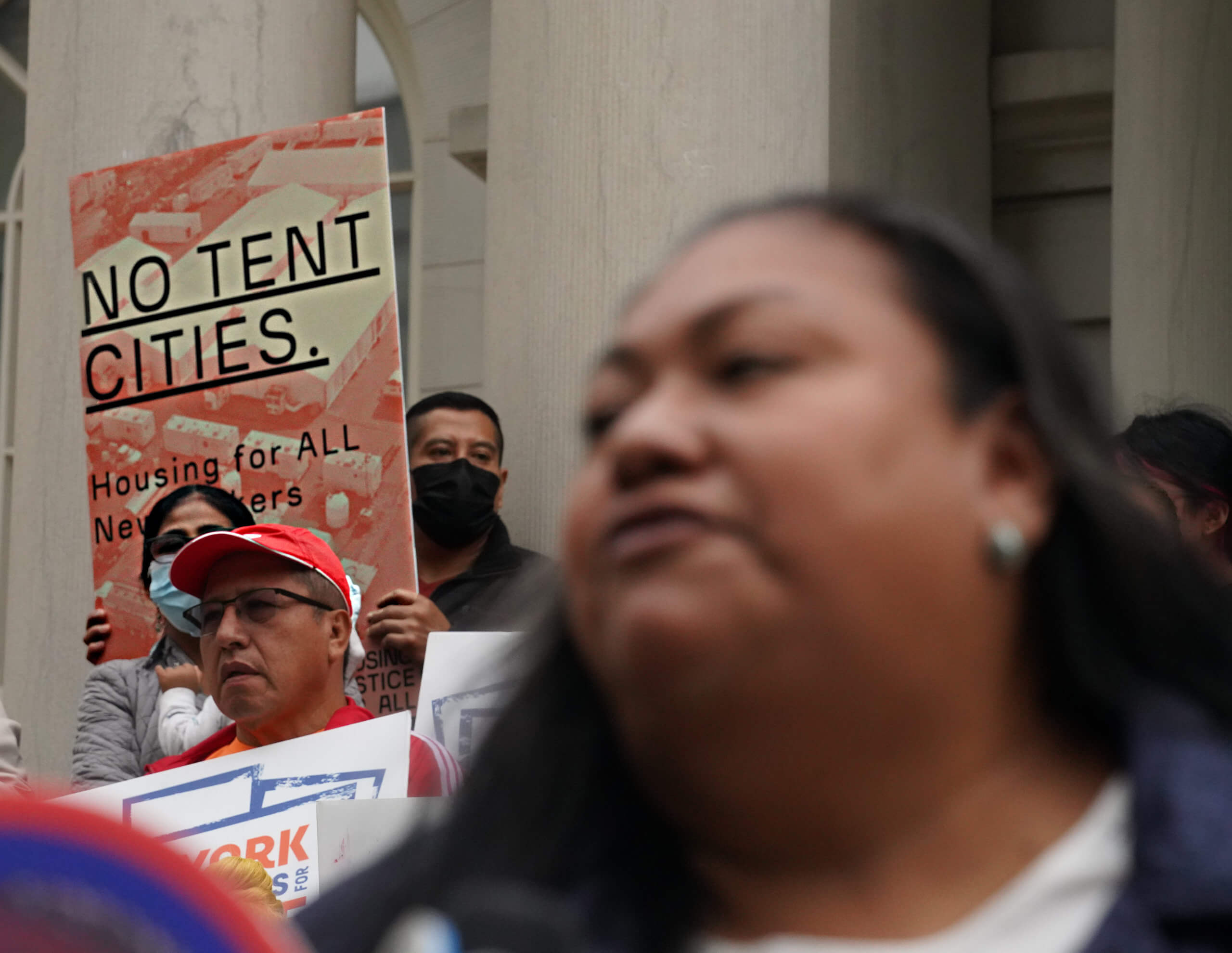 'Homes, not tents': Pols, advocates urge mayor to drop tent city on Randall's Island 10