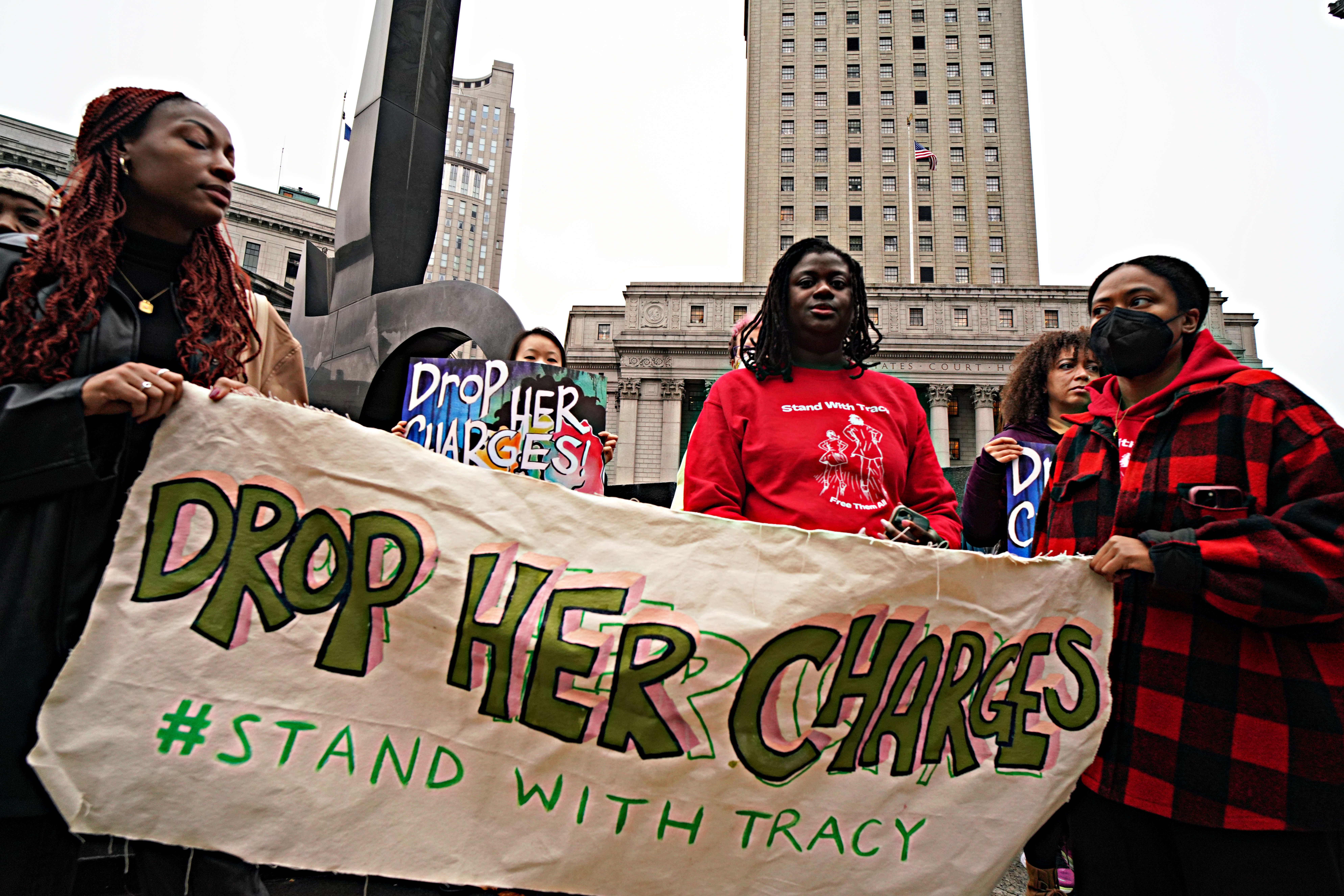 'Drop her charges': Advocates deliver 20,000 signatures urging DA Bragg to end manslaughter case involving domestic violence survivor 8