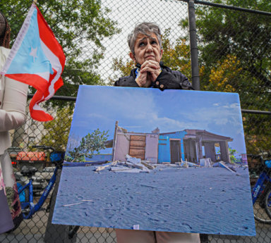 Silent procession for Puerto Ricans impacted by Hurricane Fiona