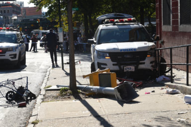 At least five injured in Bronx collision involving police car