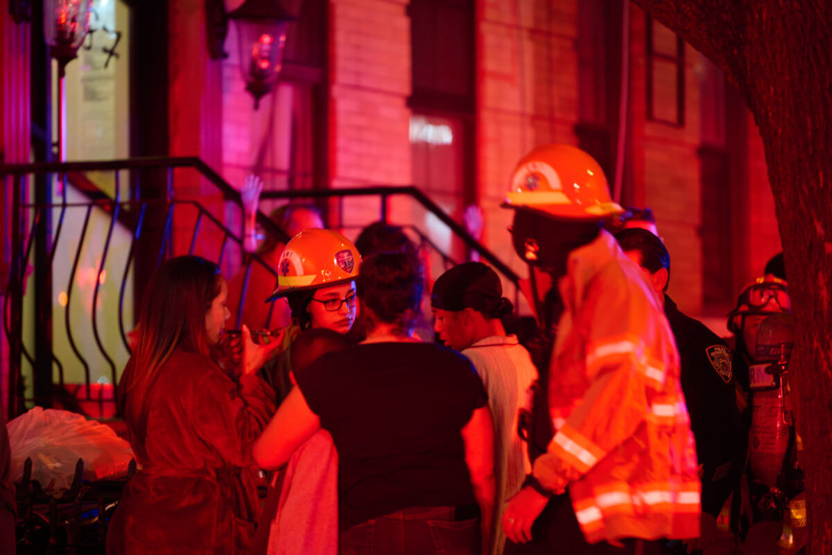 Residents impacted by the Queens apartment building fire