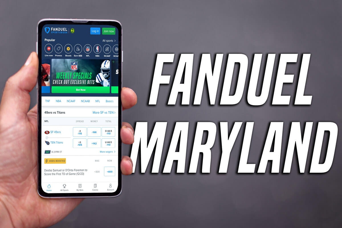 FanDuel Maryland Get the prelaunch offer before the app goes live