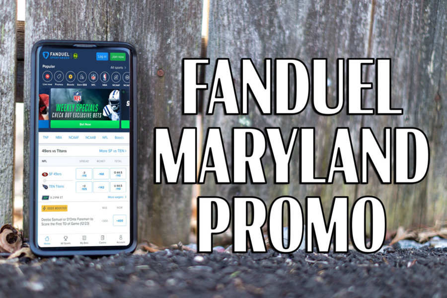 FanDuel Maryland promo 100 in free bets available before app launches