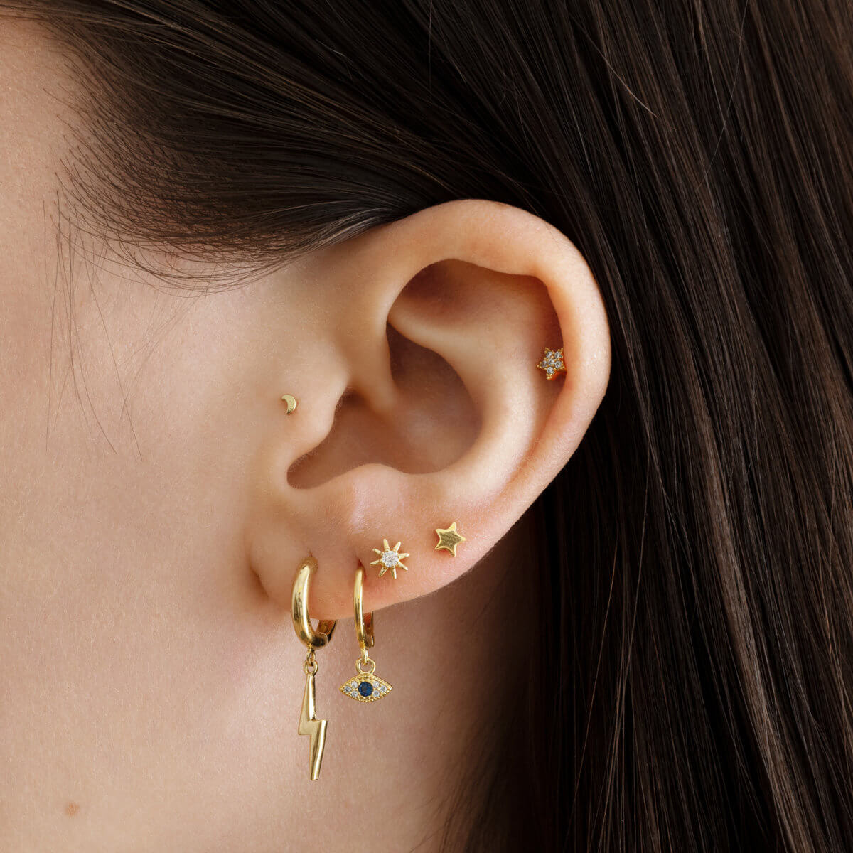 CONSTELLATION Ear Studs– The Hexad