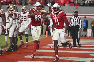 NC State wide receiver Darryl Jones