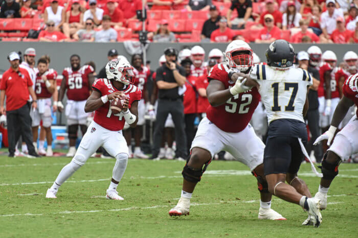 College Football: NC State's QB roulette, who are the top options under center? 3 Jack Chambers NC State college football
