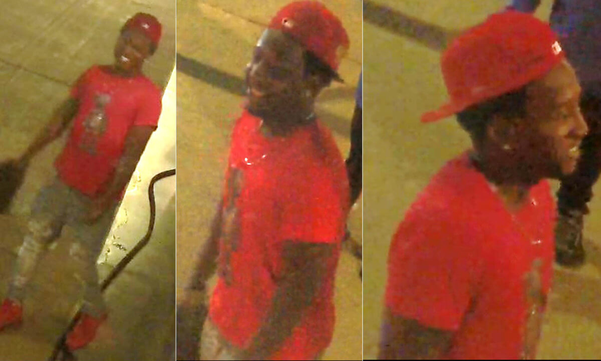 Police are searching for a suspect who robbed a man in the Meatpacking District last month.