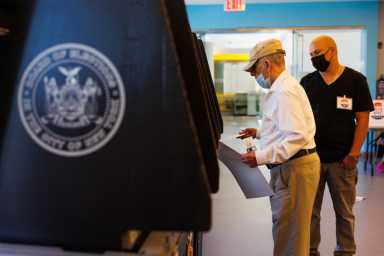 Primary voting file photo